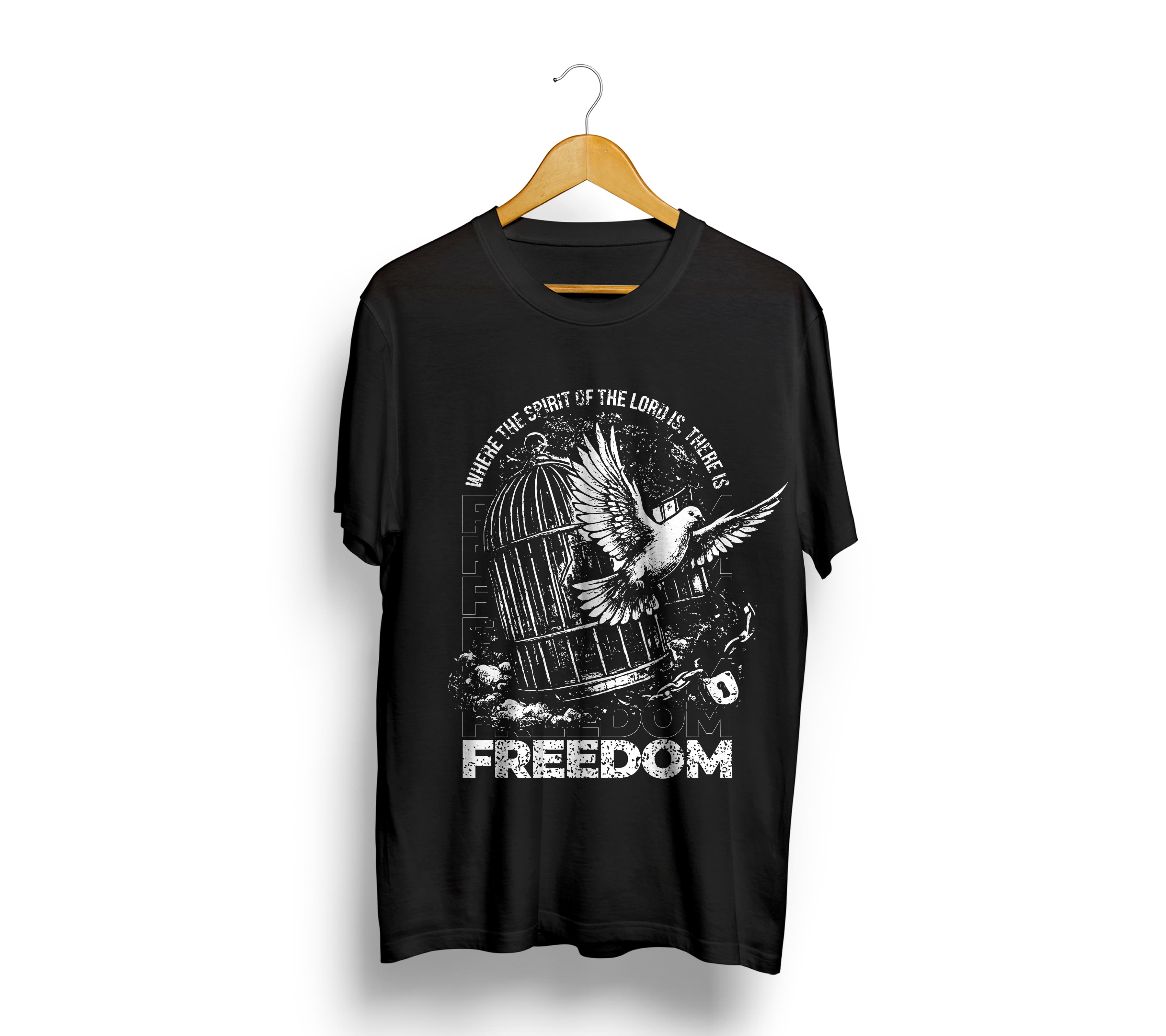 AI-assisted T-shirt design created for a client, sample 1